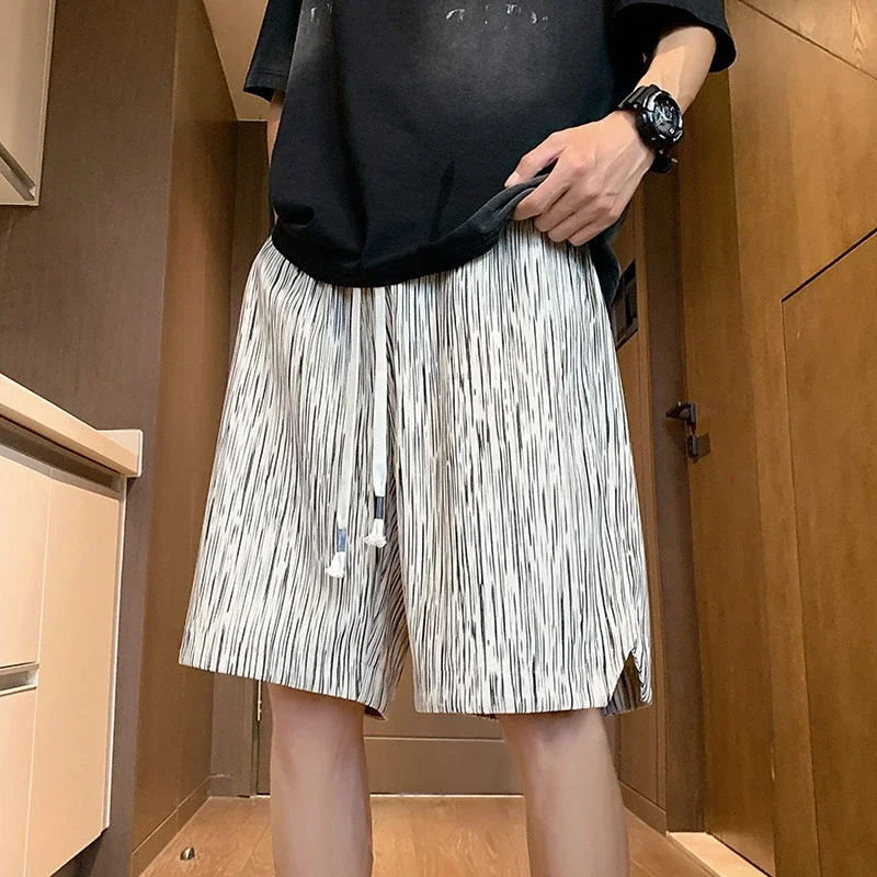 Men's Summer Textured Beach Shorts