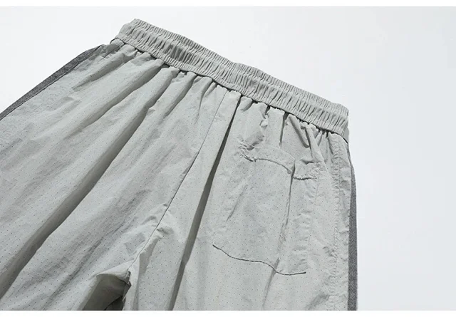 Men's Summer Laser-Punched Beach Shorts Detail