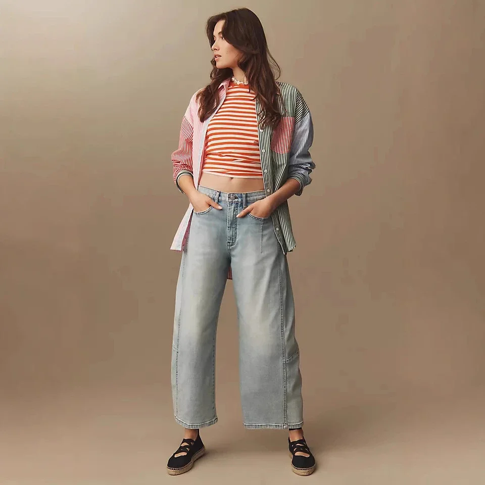 Women's Wide-Leg High-Waist Jeans