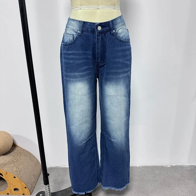 2025 Retro Wide-Leg Jeans for Women Detail