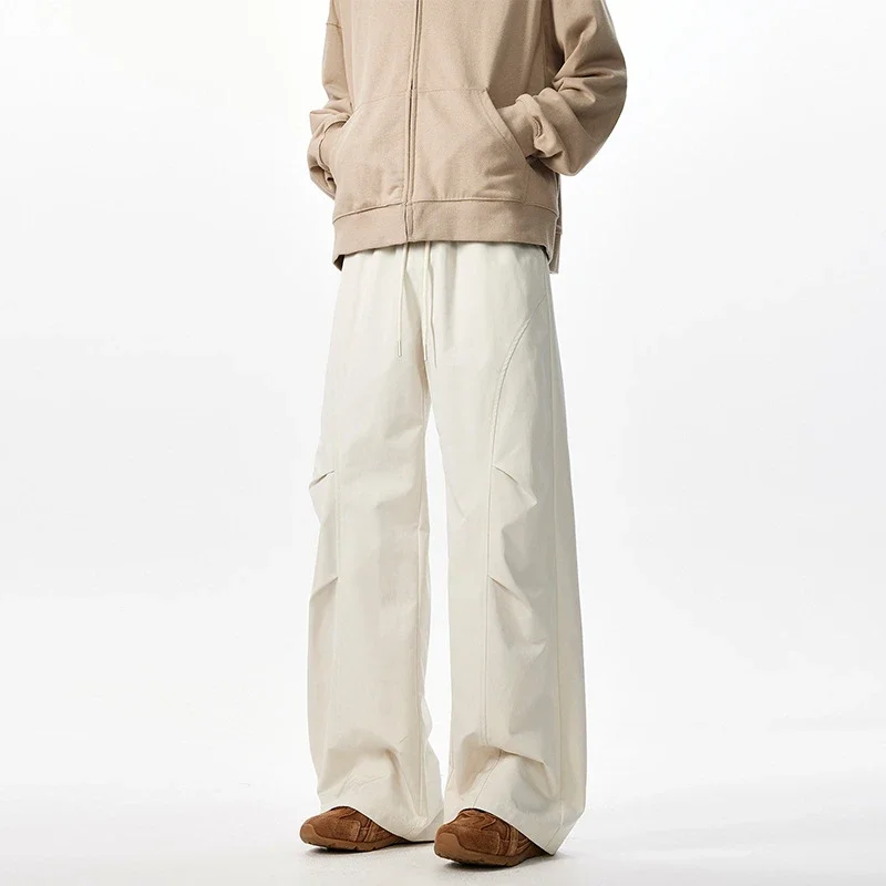 Men's Parachute Pleated Outdoor Pants