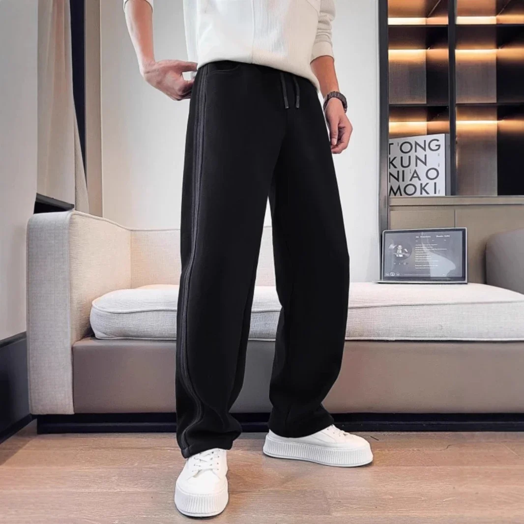 Spring Autumn Men's Casual Straight Pants