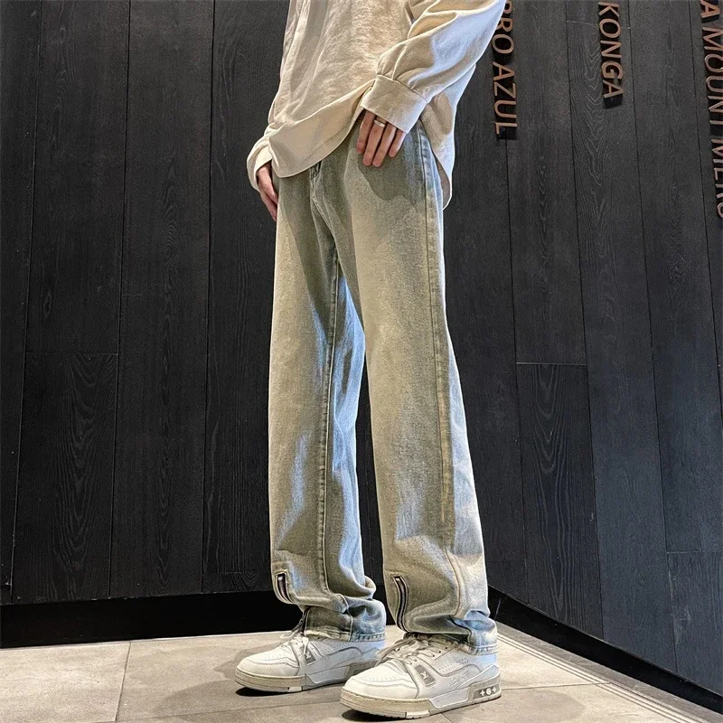 Men's Spring Hiphop Wide-Leg Jeans