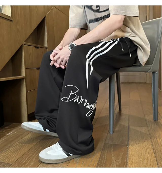 2025 Men's Oversize Wide-Leg Pants Detail