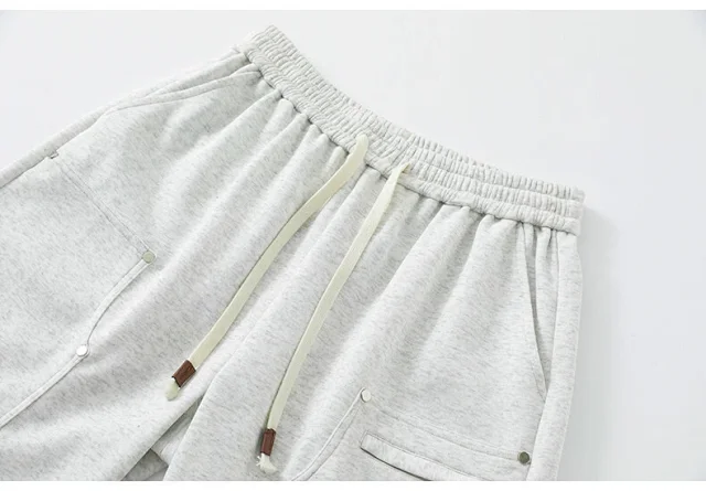 Men's Summer Trendy American Loose Straight Casual Sport Shorts Detail