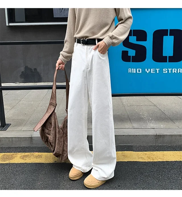 Men's Basic Black Jeans - Spring/Fall Detail