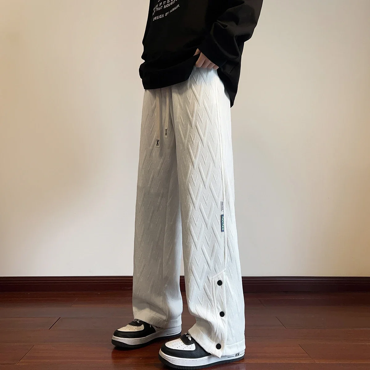 Oversized White Pants (Men)