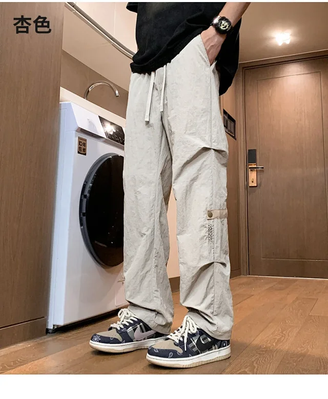 Men's Summer Retro Work Pants Detail