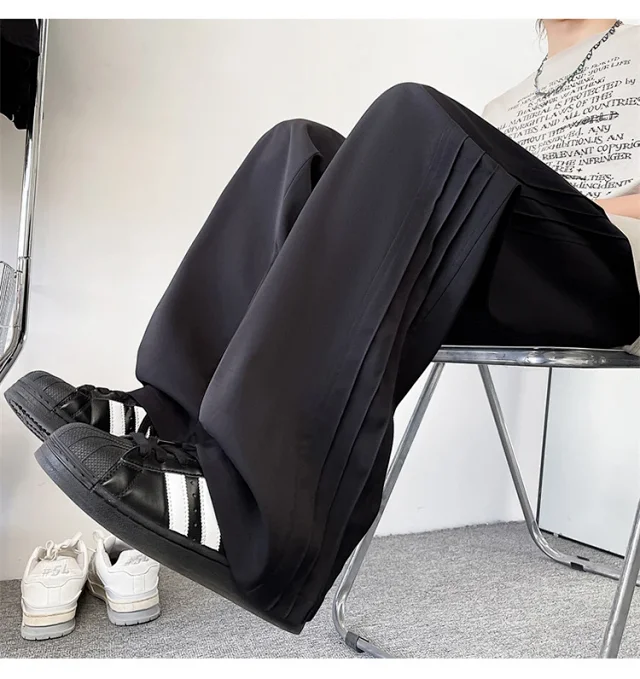 Japanese Oversize Men's Pants Detail