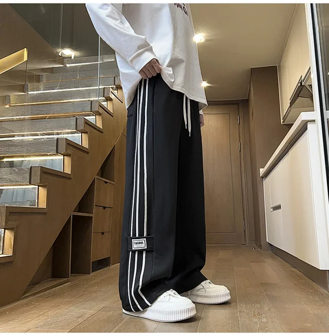 Striped Men's Sweatpants Detail