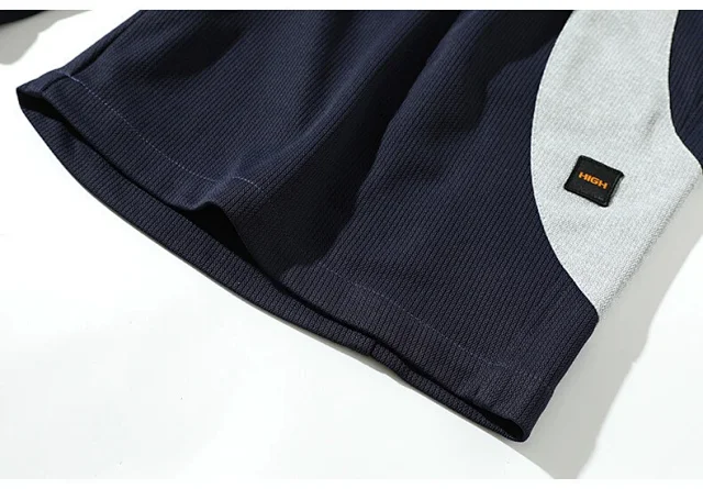 Men's Summer Color - Blocked Sport Shorts Detail