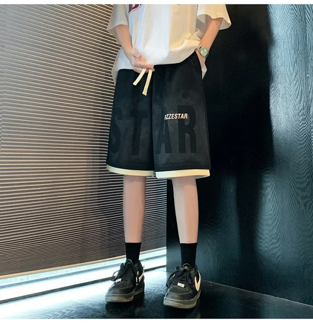 2025 Men's Tie-Dye Oversize Sport Shorts Detail