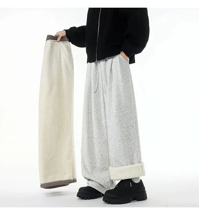 M - 6XL Men's Cleanfit Fluffy Joggers Detail