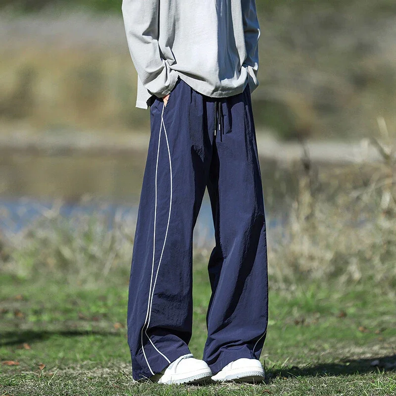 Men's Summer Casual Wide-Leg Parachute Pants