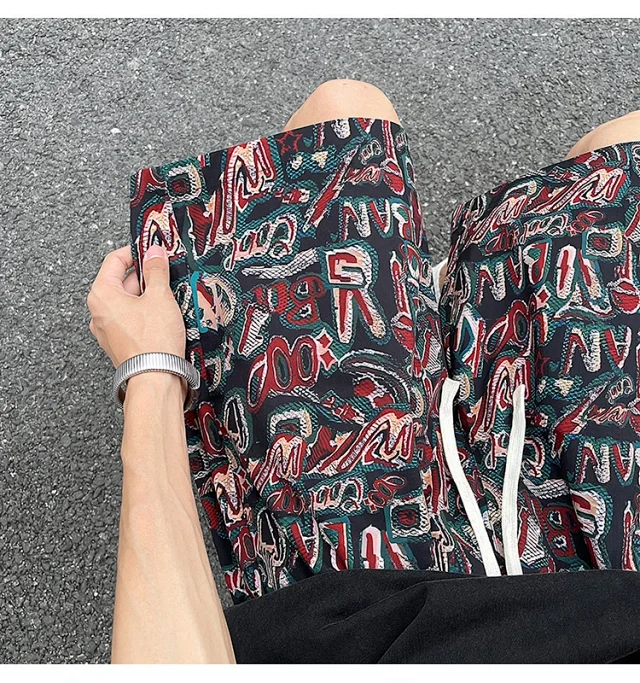 Men's Summer Breathable Linen Beach Shorts Detail