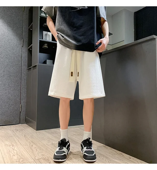 Men's Summer Jacquard Shorts Detail