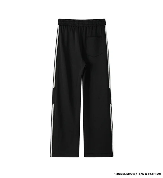 2025 Spring New Men's Wide-Leg Sweatpants Detail