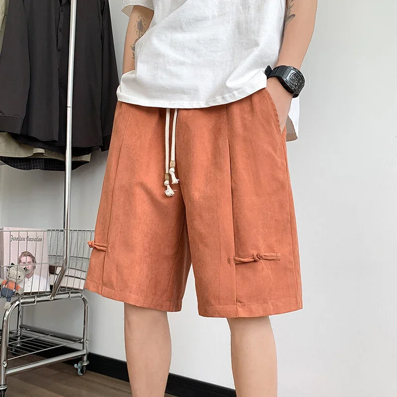 Vintage Men's Chinese Button Shorts
