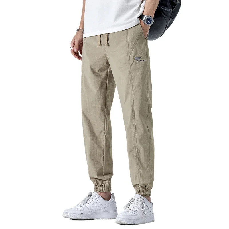 2025 Summer Ice Silk Joggers