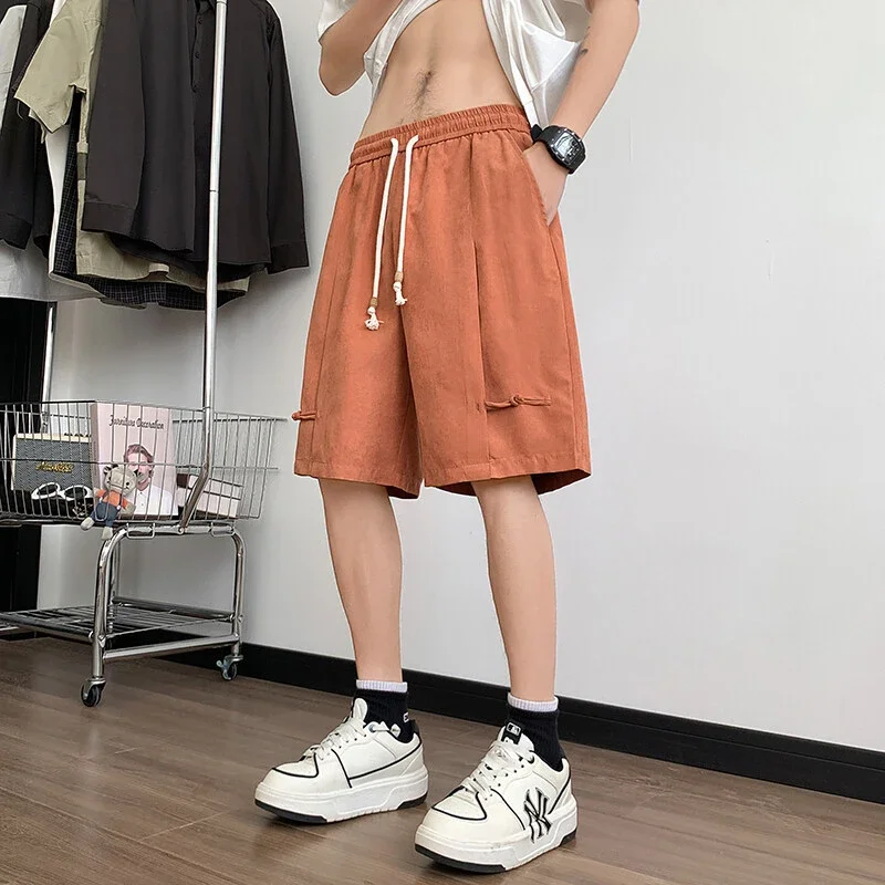 Vintage Men's Chinese Button Shorts