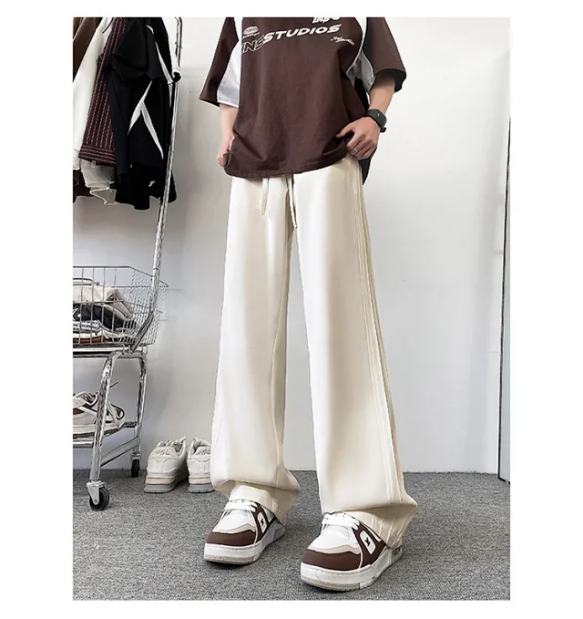 Japanese Oversize Men's Pants Detail