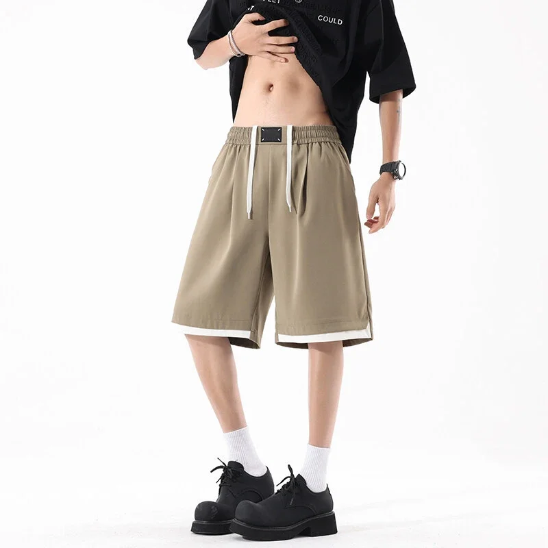 Men's Summer Cotton Loose Cargo Shorts