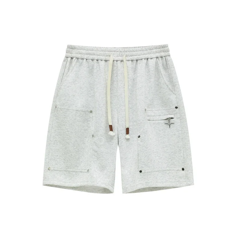 Men's Summer Trendy American Loose Straight Casual Sport Shorts