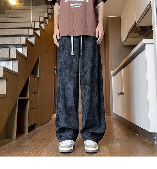Men's Tie-Dye Ice Silk Pants Detail