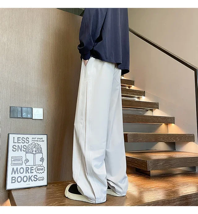 Oversize Vibe Pleated Wide - leg Pants Detail