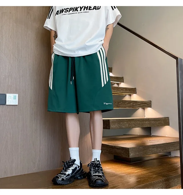 2025 Summer Men's Oversize 5 - Inch Sport Shorts Detail
