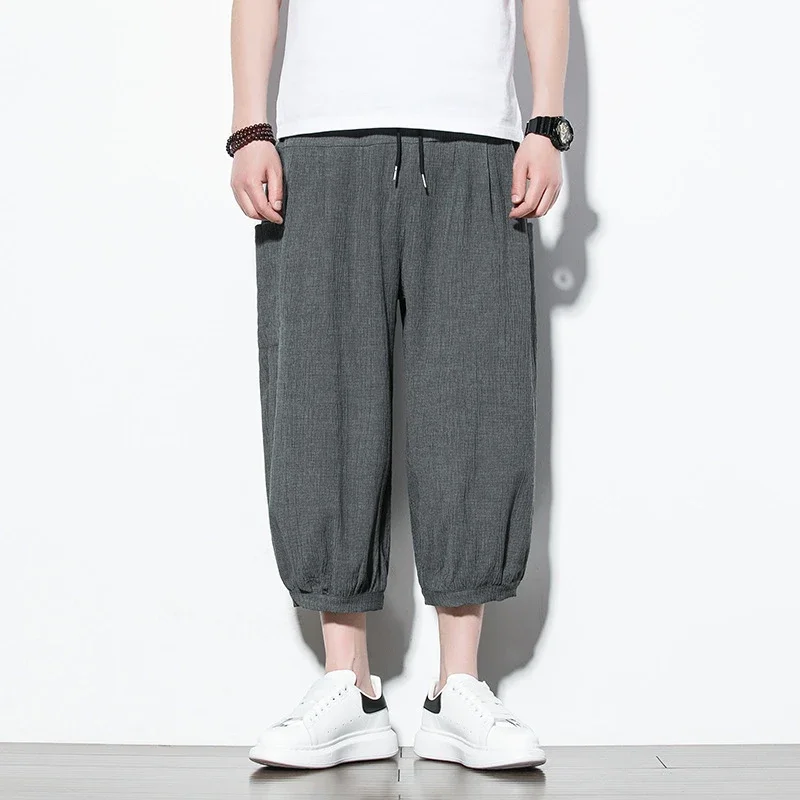 Men's 2025 Summer Ice Silk Capris