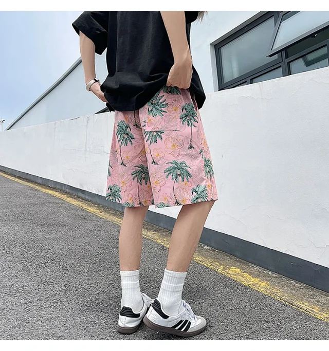 Men's Summer Quick-Dry Beach Shorts Detail