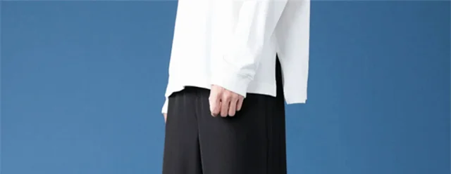 Men's Summer Thin Ice Silk Pants Detail