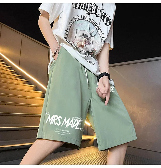 Men's Summer 2025 Oversize Straight Shorts Detail