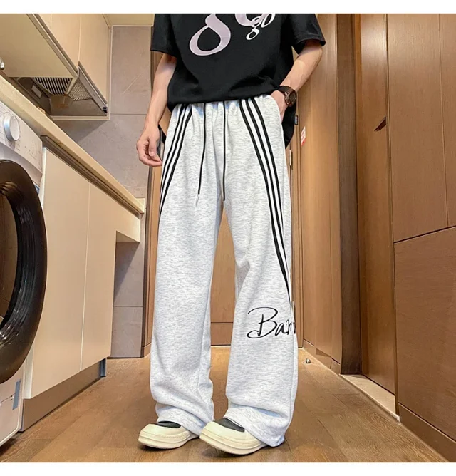 2025 Men's Oversize Wide-Leg Pants Detail