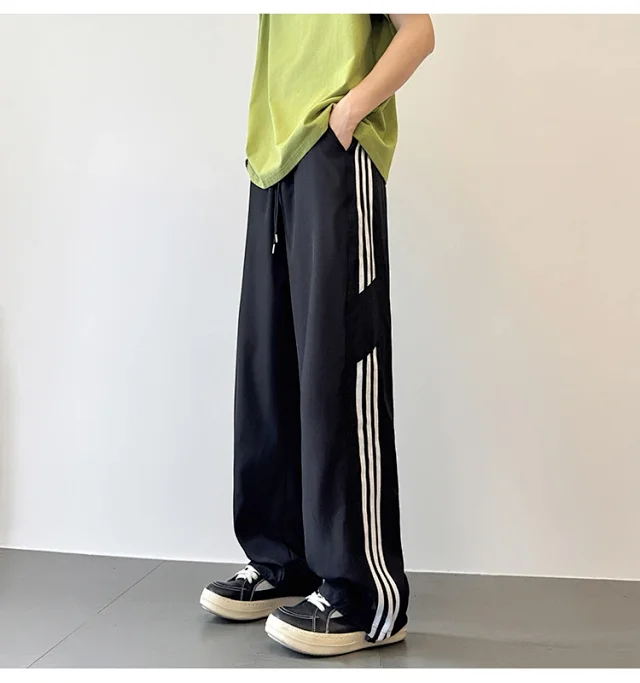 Men's 2025 Summer Straight Casual Pants Detail