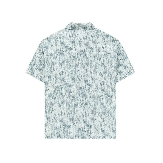 Tie-Dye Short-Sleeve Shirt Set for Men Detail