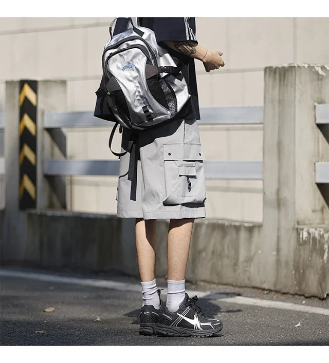 Men's Retro Big Pocket Shorts Detail