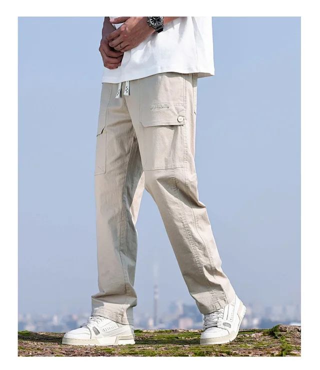 Men's 2025 Spring/Summer American Trendy Work Pants Detail