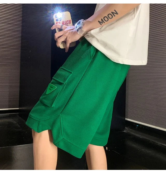 Oversize Men's Summer Athletic Shorts Detail