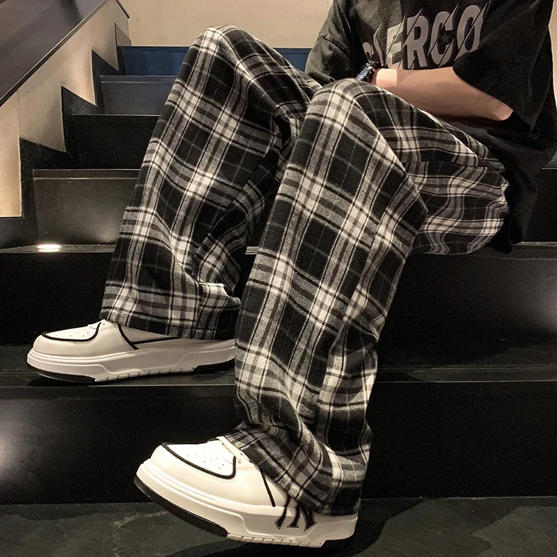 Men's Spring Retro Loose Wide-Leg Pants