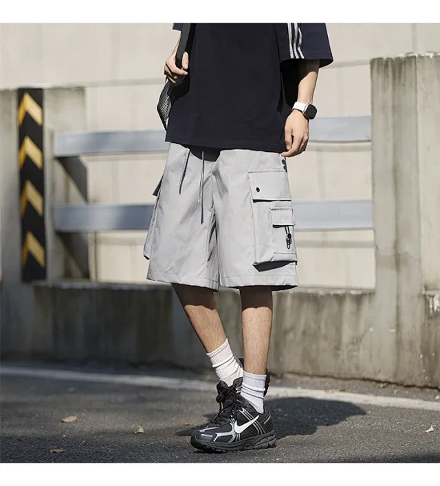 Men's Retro Big Pocket Shorts Detail