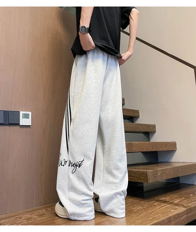 2025 Men's Oversize Wide-Leg Pants Detail