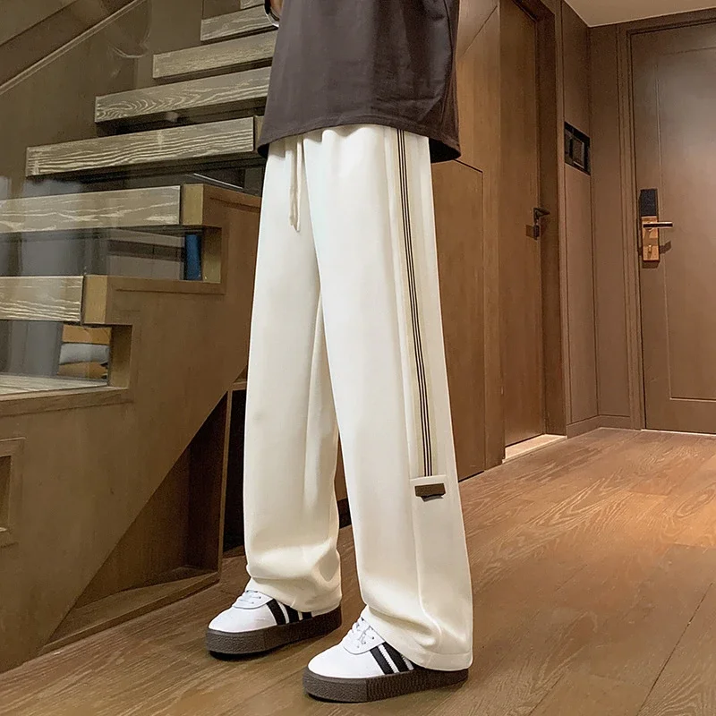 2025 Fall Men's Loose Streetwear Wide-Leg Pants