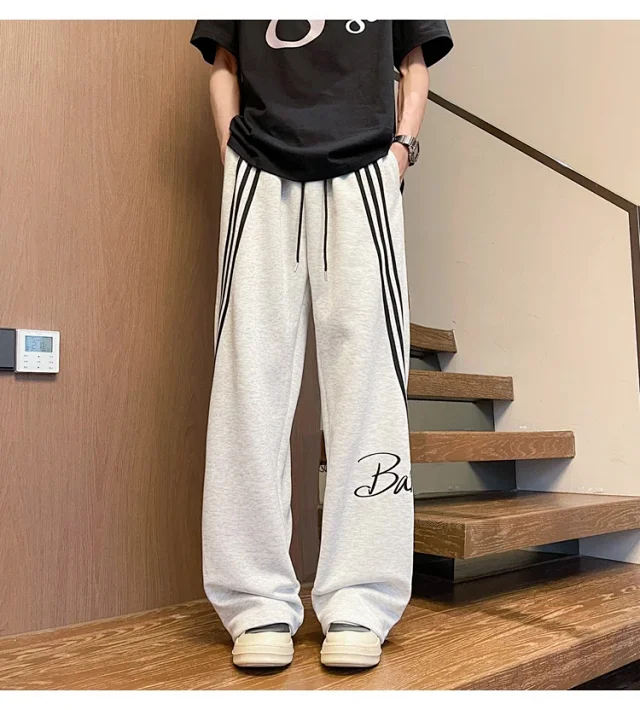 2025 Men's Oversize Wide-Leg Pants Detail