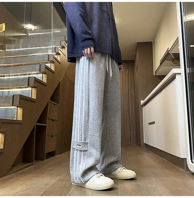 Striped Men's Sweatpants Detail
