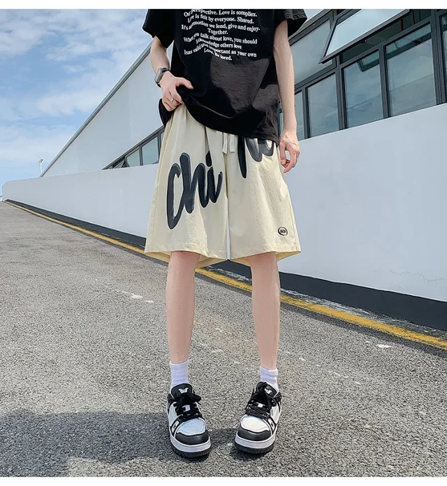 2025 Summer Men's Ice Silk Shorts Detail