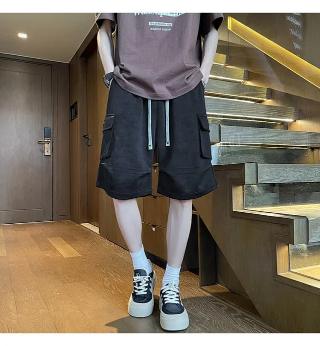 2025 Summer Tie - Dye Casual Shorts Detail