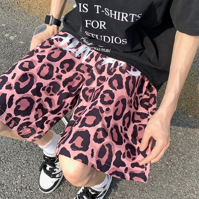 Men's Leopard Beach Shorts