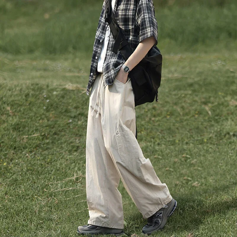 Men's Summer Cotton Loose Work Pants